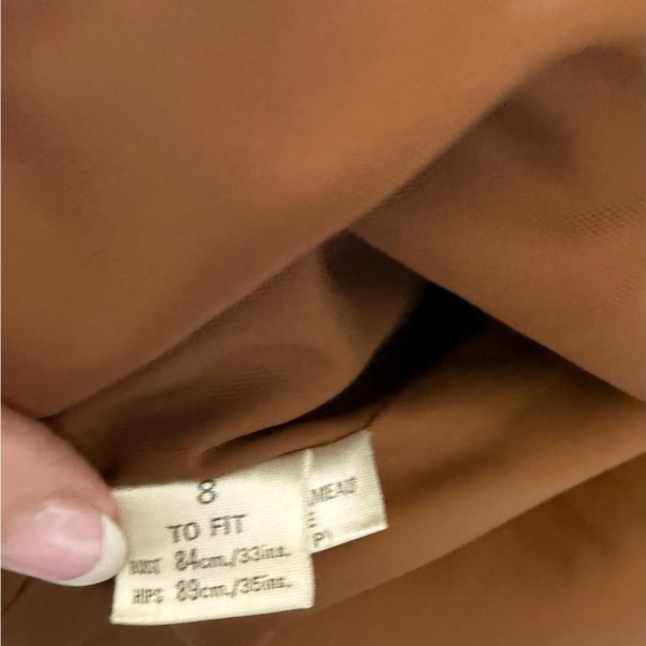 Vintage 60s Jaeger Camelhair Wool Princess Swing Coat Belted Brown Made England - Picture 6 of 15